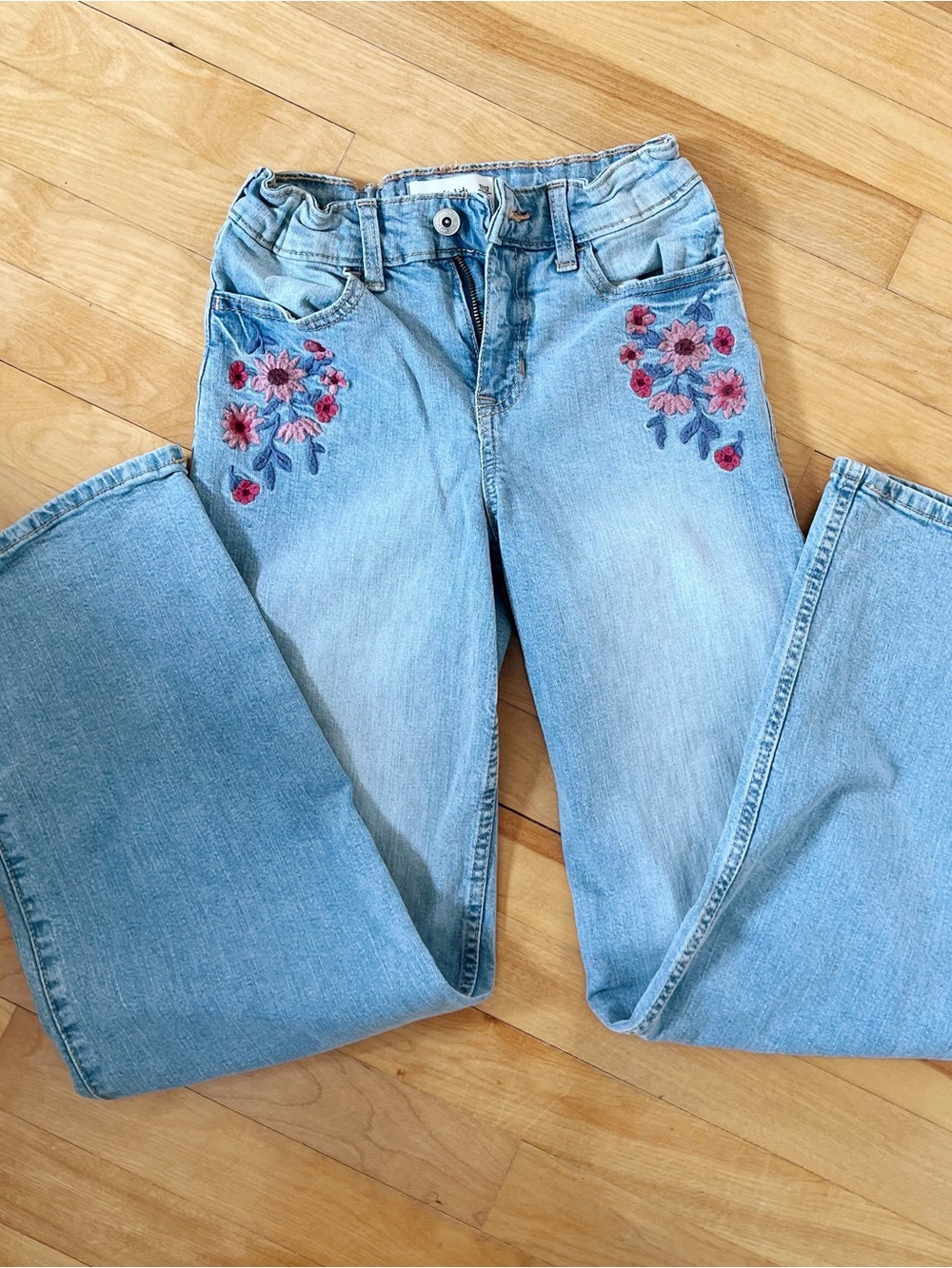 Abercrombie Kids High Rise Wide Leg Jeans - 11/12 Long